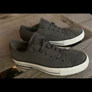 New Converse Sneakers Grey Suede